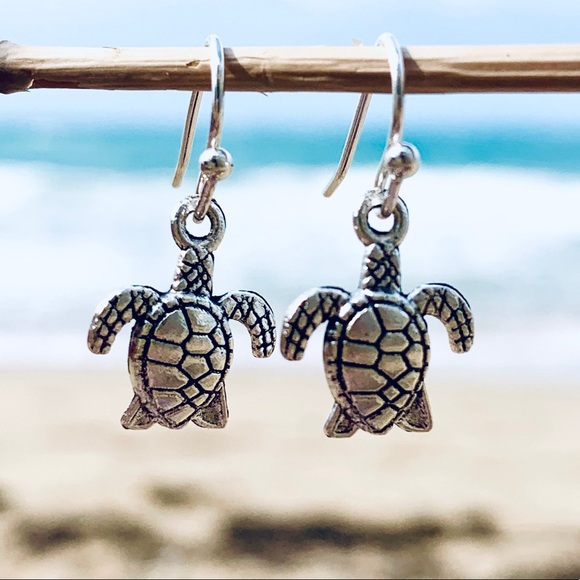 Hand Crafted Jewelry - Sea Turtle Earrings